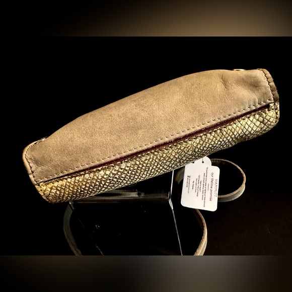 Hammitt Tony Small Crossbody Bag in Gold Snakeskin - Picture 9 of 13